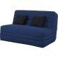 UB DESIGN Canapé lit Romy Slyde 140 mousse 35 kg couette indigo