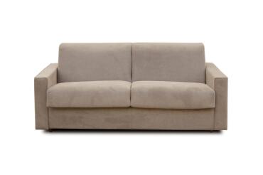 CITY Canapé lit Détroit 3 pl plutone beige matelas 140 28 kg/m3