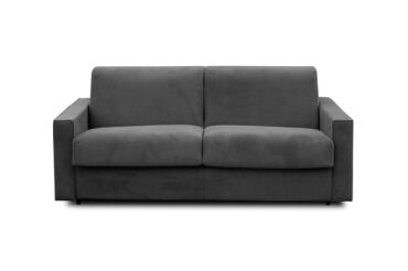 CITY Canapé lit Détroit 3 places anthracite matelas 140 28 kg/m3