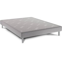 DUNLOPILLO Sommier 140 x 190 Somnilat 140 x 190 bellini gris perle