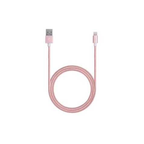 AIINO Câble USB Apple Lightning Metal 1.2 m - Goldrose