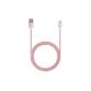 AIINO Câble USB Apple Lightning Metal 1.2 m - Goldrose