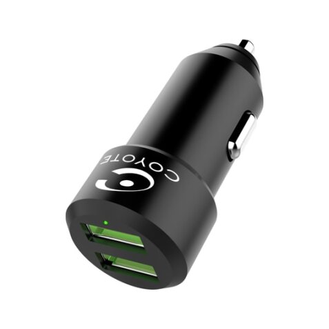 COYOTE Chargeur USB Chargeur allume cigare 2 USB