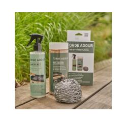 FORGE ADOUR Accessoire plancha Kit : Boule Inox, Plancha net et Net absorb