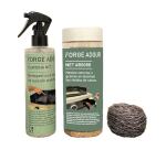 FORGE ADOUR Accessoire plancha Kit : Boule Inox, Plancha net et Net absorb