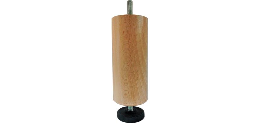 MRG Pied de lit Pied réglable vernis naturel