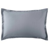 ANNE DE SOLENE Taie d'oreiller Eclat 50 x 75cm argent satin coton 120F