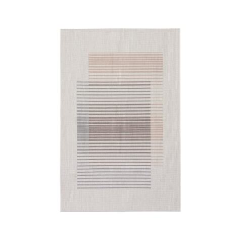 BIZZOTTO Tapis Tapis exterieur Kino Beige Bleu Orange 160x230