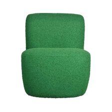 OPJET PARIS Fauteuil tissu Fauteuil Eve bouclette vert