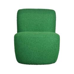 OPJET PARIS Fauteuil tissu Fauteuil Eve bouclette vert