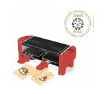 LITTLE BALANCE Raclette Multifonction Raclette 2 personnes rouge