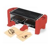 LITTLE BALANCE Raclette Multifonction Raclette 2 personnes rouge