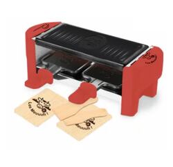 LITTLE BALANCE Raclette Multifonction Raclette 2 personnes rouge