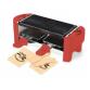 LITTLE BALANCE Raclette Multifonction Raclette 2 personnes rouge