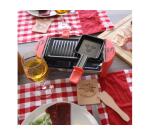 LITTLE BALANCE Raclette Multifonction Raclette 2 personnes rouge