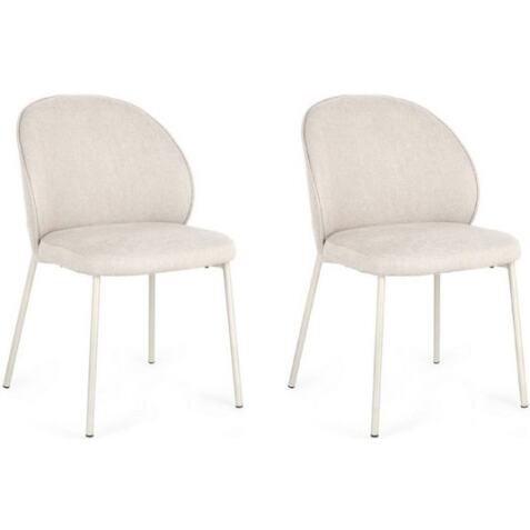 BIZZOTTO Chaise Lot de 2 chaises Wendy Beige