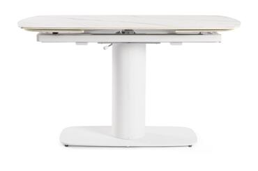 BIZZOTTO Table de salle à manger Table Jeremias 140-200x80 Blanche extensible