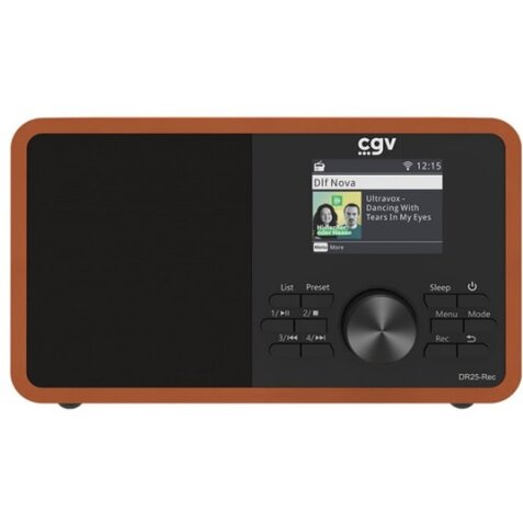 CGV Radio DAB+ Radio enregistreur - DR25 REC (Orange)