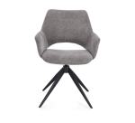 BIZZOTTO Chaise Vivian grey pivotante
