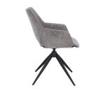 BIZZOTTO Chaise Vivian grey pivotante