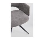 BIZZOTTO Chaise Vivian grey pivotante