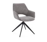 BIZZOTTO Chaise Vivian grey pivotante