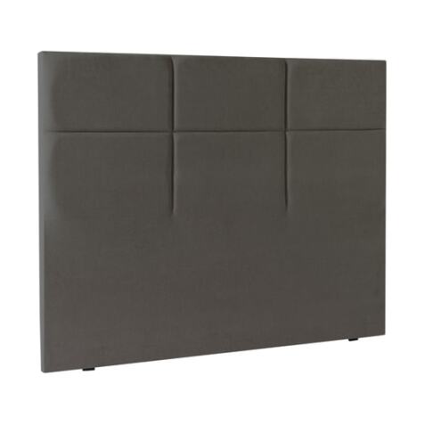 EPEDA Tête de lit Carre Chic 180cm tissé gris fumé