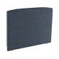 EPEDA Tête de lit Galbe 160cm tramé jeans