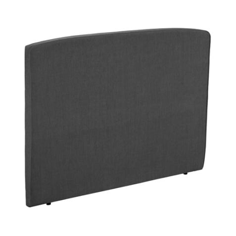 EPEDA Tête de lit Galbe 180cm chenille gris