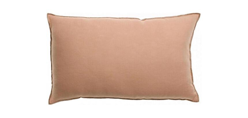 VIVARAISE Housse de coussin 1 housse Zeff rose poudré30x50