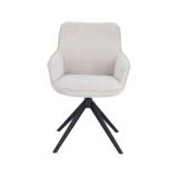 BIZZOTTO Chaise Chaise Matilda grise Pivotante