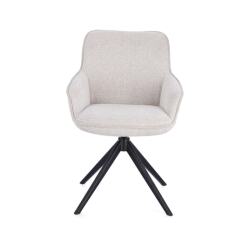 BIZZOTTO Chaise Chaise Matilda grise Pivotante