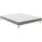 BULTEX Sommier 140 x 200 Vitality ferme chenillé grege 1420