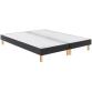 BULTEX Sommier 2 x 100 x 200 Vitality ferme jersey gris fon Duo 2020 (200x200)
