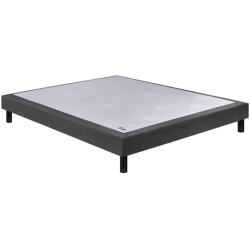 EPEDA Sommier  80 x 190 Bristol tissé gris fumé 0819