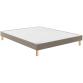 BULTEX Sommier 120 x 190 Vitality medium enduit moka 1219