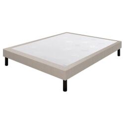 EPEDA Sommier 140 x 200 Bristol tissé taupe 1420