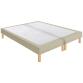 EPEDA Sommier 2 x 80 x 200 Bristol chenillé lin 1620 (160x200)