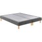 EPEDA Sommier 2 x 80 x 200 Bristol chenille gris 1620 (160x200)