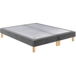 EPEDA Sommier 2 x 90 x 200 Bristol chenille gris 1820 (180x200)