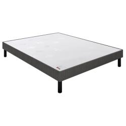 EPEDA Sommier 120 x 200 Voyage tissé gris fumé 1220