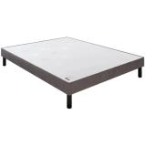 EPEDA Sommier 120 x 200 Voyage chenille gris 1220