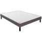 EPEDA Sommier 160 x 190 Voyage chenille gris 1619