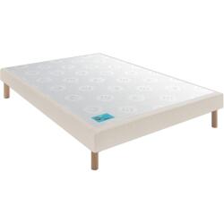 MERINOS Sommier  80 x 190 Du Matin tissé sable blanc 0819