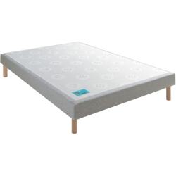 MERINOS Sommier  80 x 190 Du Matin chine gris clair 0819