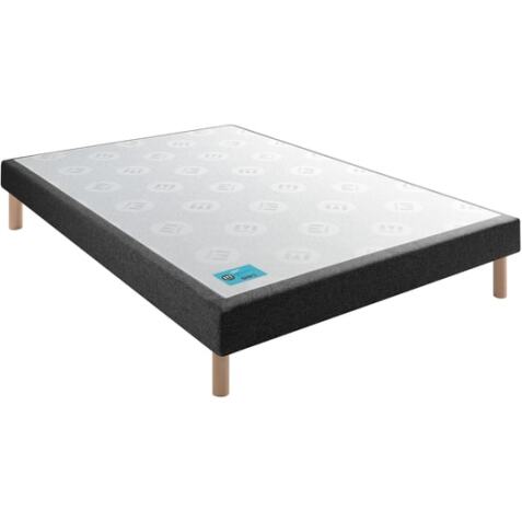 MERINOS Sommier  90 x 190 Du Matin gris anthracite 0919