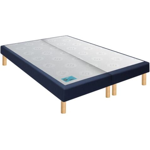MERINOS Sommier 2 x 80 x 200 Du Matin chine bleu 1620 (160x200)
