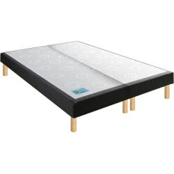 MERINOS Sommier 2 x 80 x 190 Du Matin velours nuit 1619 (160x190)