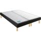 MERINOS Sommier 2 x 80 x 190 Du Matin velours nuit 1619 (160x190)