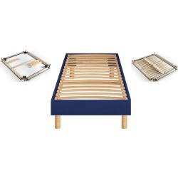 MERINOS Sommier  90 x 200 Self Kit chine bleu nuit 0920
